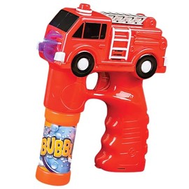 Rhode Island Novelty 5 Inch Light and Sound Fire Truck Bubble Blaster, One per Order
