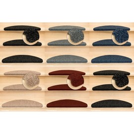 Kettelservice-Metzker Ramon Half Round Stair Mats Anthracite Pack of 1