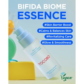 TOCOBO Bifida Biome Essence 50 ml – Esencia Facial con Fermentos Bifida y Lactobacillus – Hidratación Ligera – Cuidado de la Barrera Cutánea