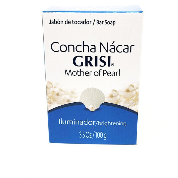 Grisi Mother of Pearl Soap. Concha Nacar Natural Skin Brightening Bar. 3.5 oz