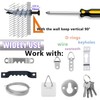 Ansoon Self-Drilling Drywall Zinc Anchors with Screws Kit - 25
