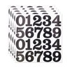 2 Inch Number Stickers for Mailbox, Black Waterproof Number Stickers
