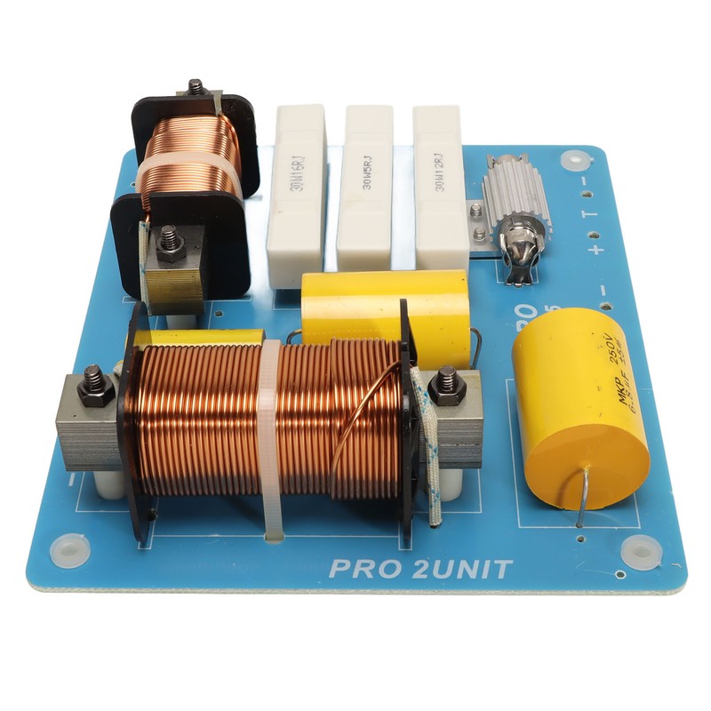 2 Way Crossover 800W Maximum Treble Bass Professional Frequency Divider