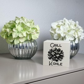 Wooden Charcoal Money Box Perfect for BBQ Fans Barbecue with Charcoal Heat Fuel Saver Ideal for BBQ Parties