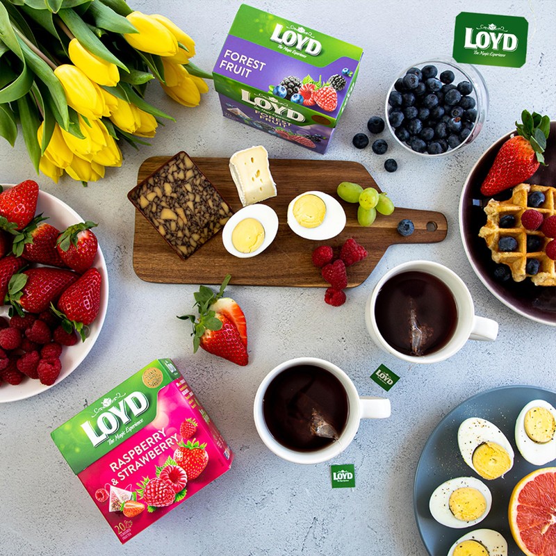 Raspberry & Strawberry Flavoured Fruit Tea