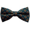 Bowties.jp bd465 Green Flower Emblem Bow Tie Bowtie Simple Installation