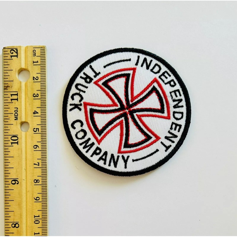 Independent Truck Company Iron On Patch Red White Blue Logo