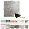XUANINY Self-Adhesive Metal Backsplash, Peel and Stick Tile for Kitchen