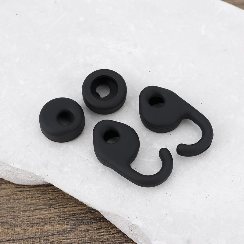 Briny River 2 Sets Bluetooth Earloop Eartips Kit Compatible with