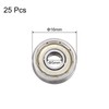 QUARKZMAN Pack of 25 625ZZ Deep Groove Ball Bearings 5