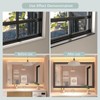 FEILAYS Wood Grain Removable PVC Waterproof Border Wall Decor Removable