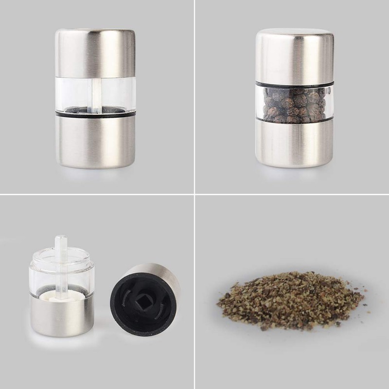 T-mark Premium Sea Salt and Pepper Grinder Set - Spice