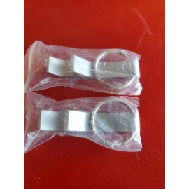 Coors 2 Coors Light Silver Colored Bottle Opener Keychain