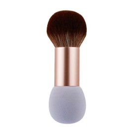 Healeved 1pc Dual-ended Makeup Brush for Loose Powder and Blush Tool for Women Portable and Bristles for Application