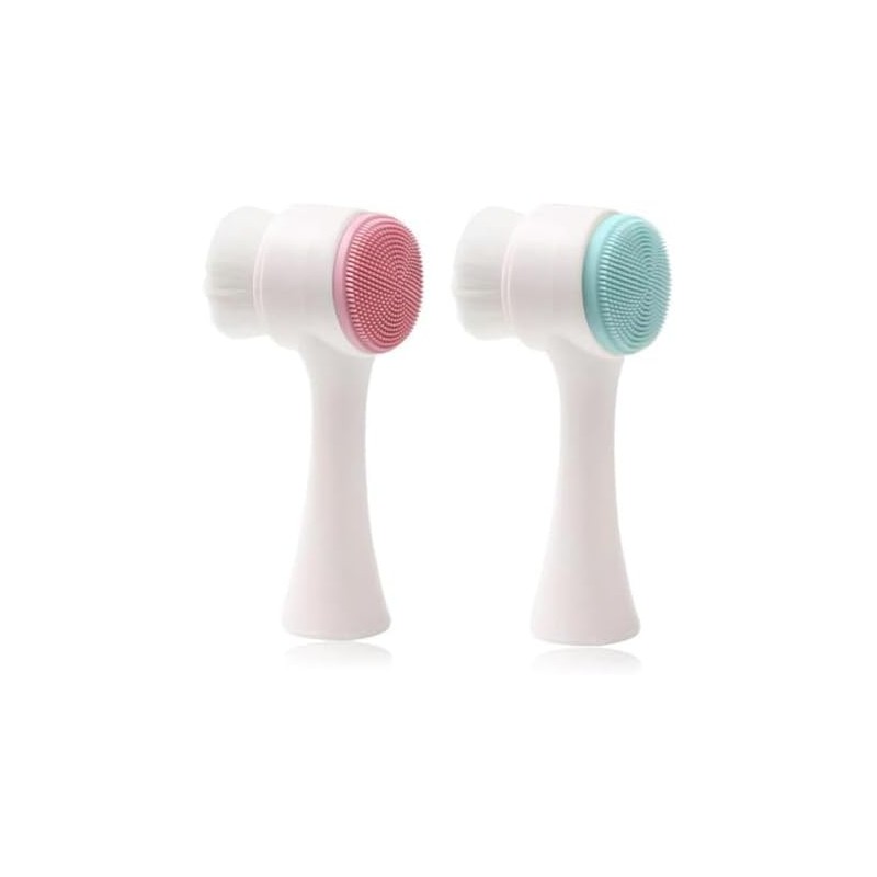 Skin Cleaning Brush Azul Cepillos Limpiadores Faciales, Cepillo