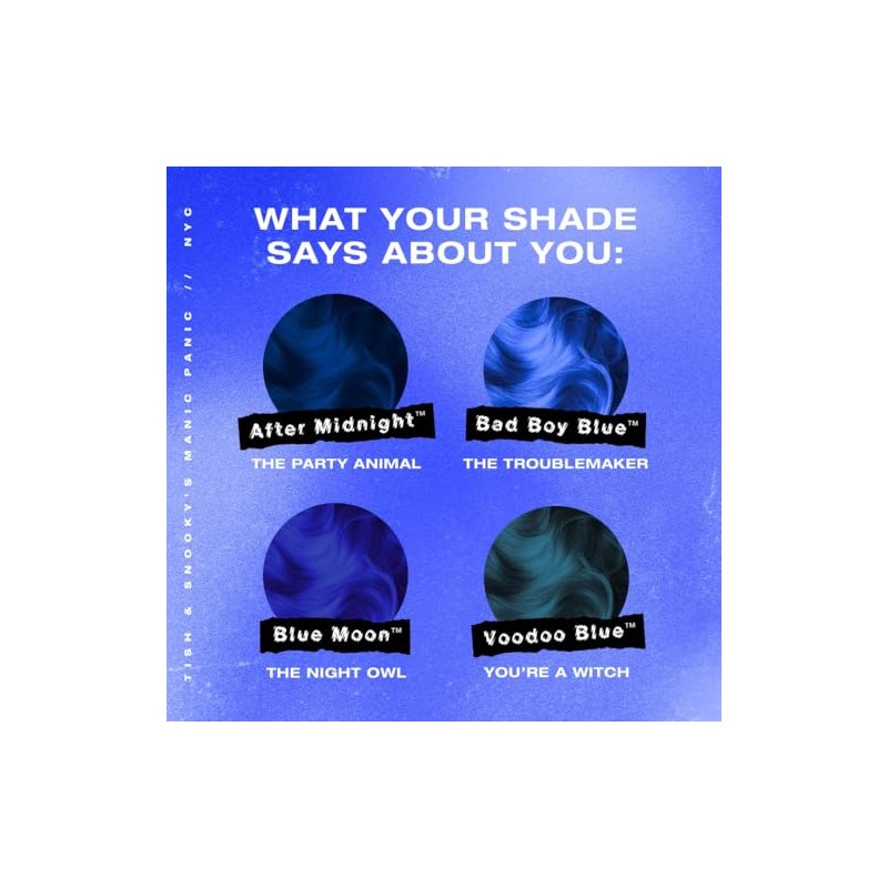 Manic Panic Blue Moon Classic Creme, Vegan, Cruelty Free, Semi