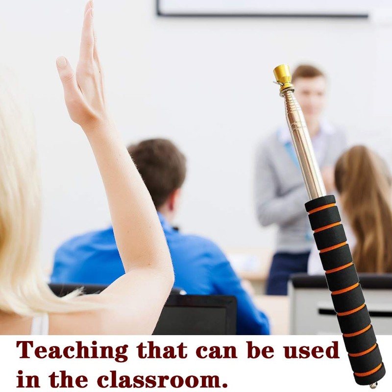 Stainless Steel Telescopic Flagpole Extendable Guide Flag Pole with Anti-Slip