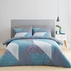 Catherine Lansfield Bedding Larsson Geo Single Duvet Cover Set with