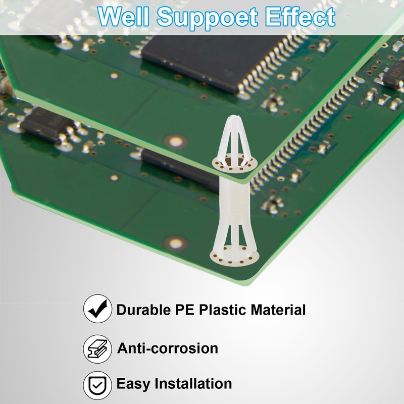 PATIKIL PCB Support Tensioners, Pack of 50, 6.4 mm /