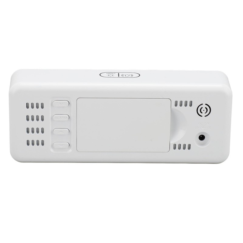 LED Clock Dual Mode Auto Dimming Temperature Display Snooze Function