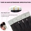 OiMiGO Yaki Hair Extensions Human Hair, Tape in Hair Extensions