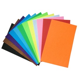 12pcs 30 x 20cm 2mm Thick Stiff Felt Fabric Sheets Assorted Colours Felt Pack DIY Craft Squares Nonwoven Used for DIY Crafts Ornament Crafts