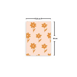 Le Jardin du Lin Printed Cotton Bags with Drawstring, Shopping Bag, Fabric Bag, Fabric Bag, Vegetable Bag, Reusable, Environmentally Friendly, Multipurpose, Foldable, Size: 20 x 30 cm