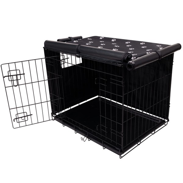 Pet Prime Dog Crate Cover Indoor/Outdoor Durable Windproof 600D Oxford
