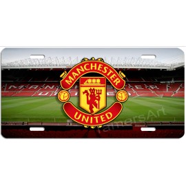BLVD MANCHESTER UNITED FC LICENSE PLATE