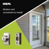 Ideal Security Deadbolt for Storm and Screen Doors, Satin Silver,