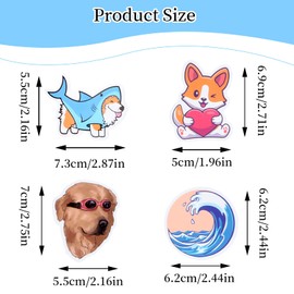 Pack of 100 Luggage Stickers, Stickers for Photo Album, Stickers for Scrapbooking, Waterproof Vinyl Stickers, Stickers for Laptops, Cups and Skateboards, DIY Stickers