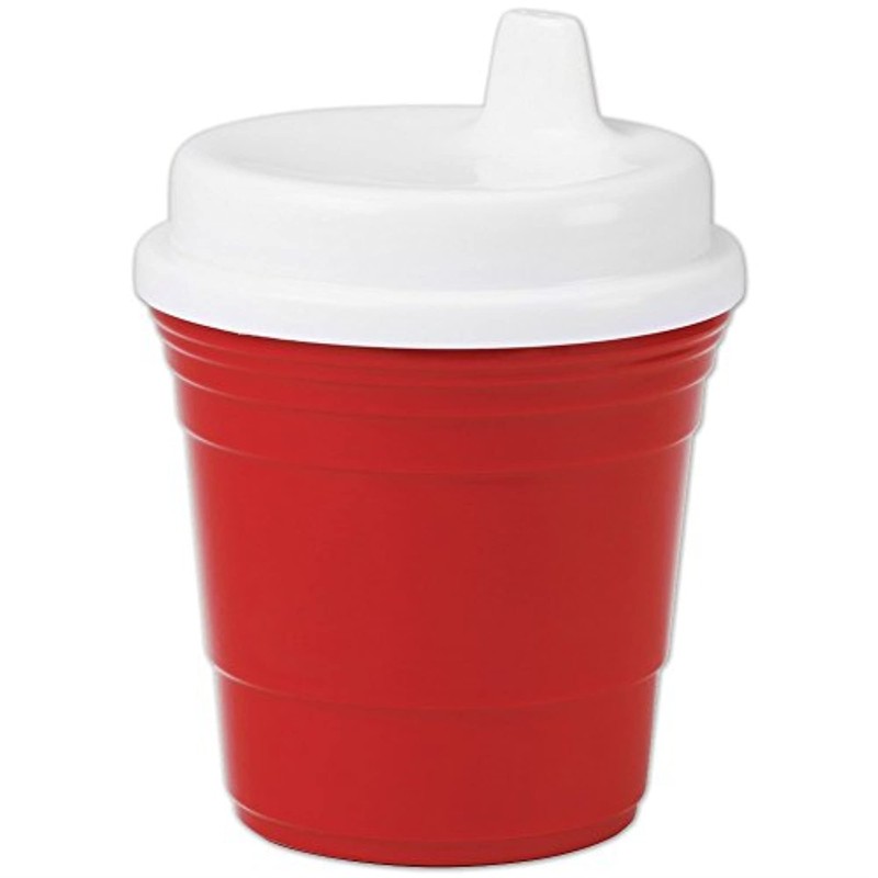 Red Cup Living Trainer Baby Sippy Cup 8 Oz BPA-Free