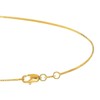 JewelStop 14k Solid Yellow Gold 0.6mm Box Chain Necklace, Lobster
