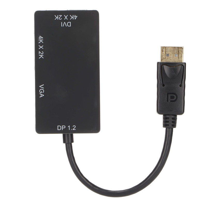 DisplayPort to VGA Video Adapter 3 in 1 Portable DP