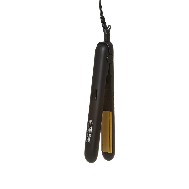 Red by Kiss Titanium Styler Flat Iron (Ceramic, 1 1/4"