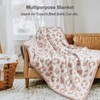 Damonsang Leopard Print Throw Blanket,Super Soft Microfiber Blanket Cozy Fluffy