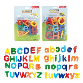 52pcs Set EVA Alphabet Magnet Kit - Full Case Fridge Sticker Magnets Great for Kids Education and Learning