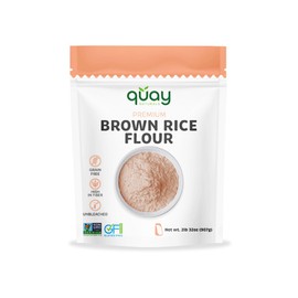 Brown Rice Flour - Fine Brown Rice Flour - Gluten Free Flour - All Purpose & Wheat Flour Substitute & Alternative for Baking & Cooking - Non GMO (2 Pound)