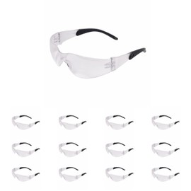 ATERET Protective Polycarbonate Safety Glasses w/TPR Coated Temples For Safety Protection