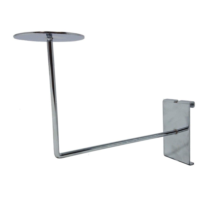Gridwall Single Hat Display, Grid Panel Millinery Headwear Display Rack,