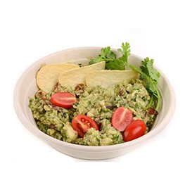 50 Count - EcoQuality 29oz Round Disposable Bowls Natural Sugarcane Bagasse Bamboo Fibers Sturdy Compostable Eco Friendly Environmental Paper Plastic Bowl Alternative Tree Free