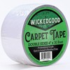 WickedGood Double Sided Carpet Tape for Area Rugs - Heavy