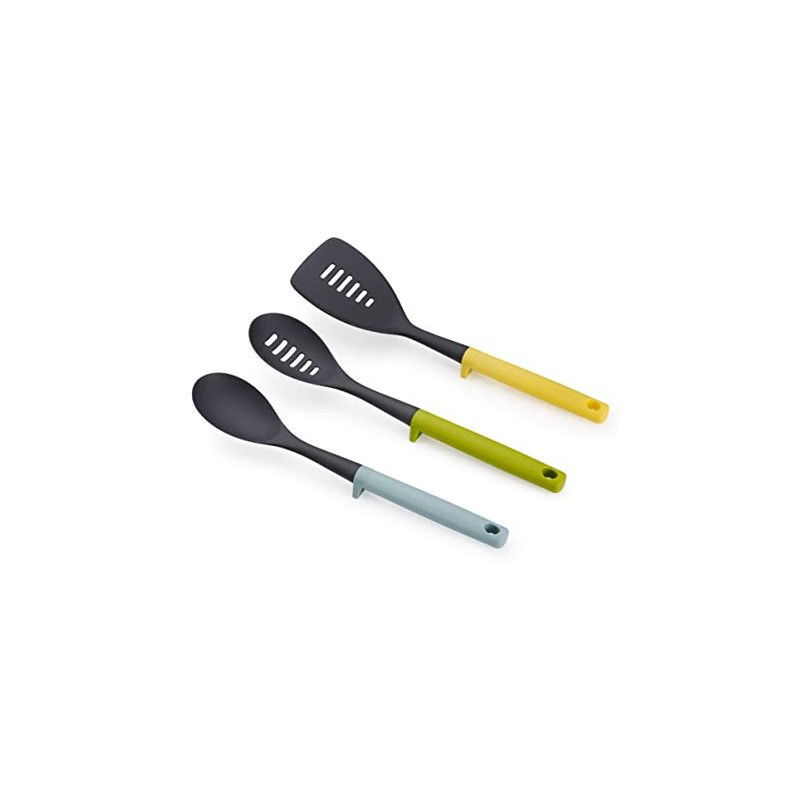 Joseph Joseph Duo 3-piece Utensil Set with Integrated Tool Rest,