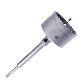 NC 110mm / 4-1/3" Concrete Hole Saw with 220mm SDS Plus Shank Connecting Rod for Cement, Brick, Concrete, Stone Wall (110mm)