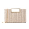 Ynport Crefreak Women's Straw Clutch Summer Straw Dinner Shoulder Bag
