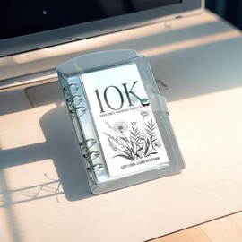 Money Saving Challenge Binder, Savings Challenge Book with Cash Envelopes, Birthday Gift Ideas, Home Decor, Office Stationery & Supplies, Father's Day Gifts, School Supplies 2024 - Color: Clear, Specification: 5K