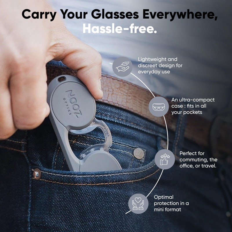 NOOZ Armless Reading Glasses for Women & Men – Ultra-Lightweight
