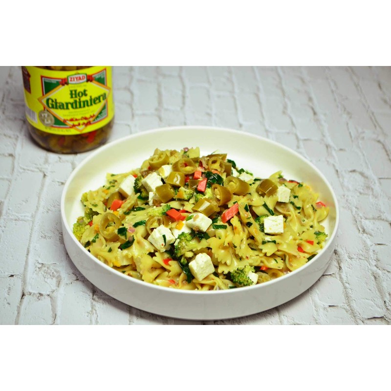 Ziyad Giardiniera Hot Mix - 16oz Jar - Chicago-Style Pickled