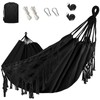 Bellzacasa Double Hammock, Heavy Duty 500 lb Load Capacity Tassels