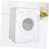 Mipcase Peva Washing Machine Cover Dustproof Protector Beautiful Floral Design